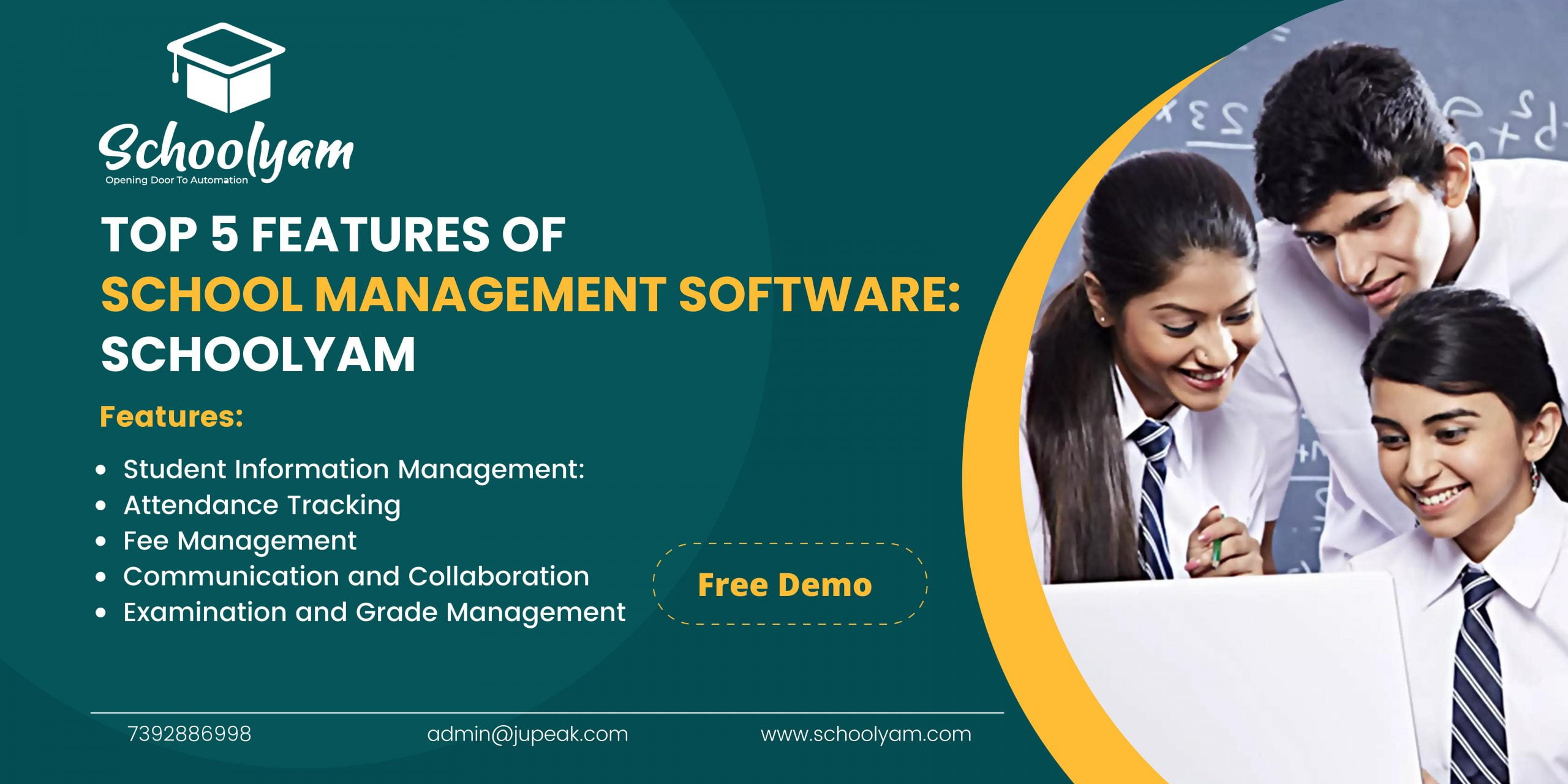 Top 5 Features of School Management Software: Schoolyam