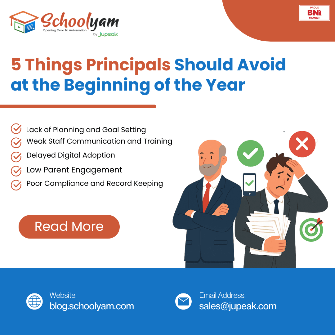 5 Things Principals Should Avoid at the Beginning of the Year