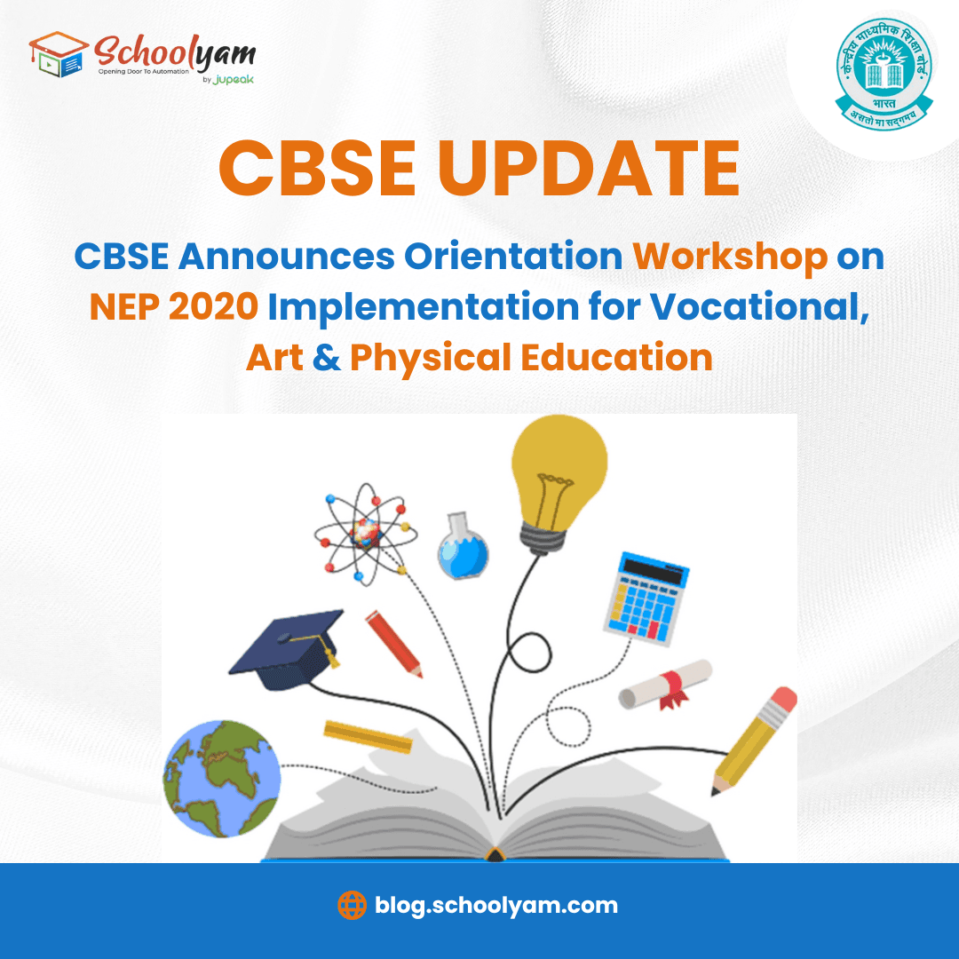 CBSE Announces Orientation Workshop on NEP 2020 Implementation for Vocational, Art & Physical Education